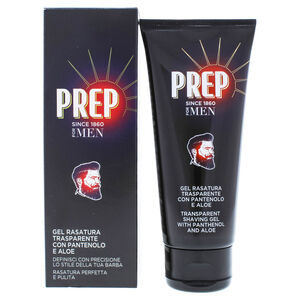 Transparent Shaving Gel with Panthenol and Aloe by Prep - 3.4 oz Shaving Gel